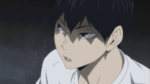 A Close Up Of A Man 'S Face With A Shadow On His Face GIF