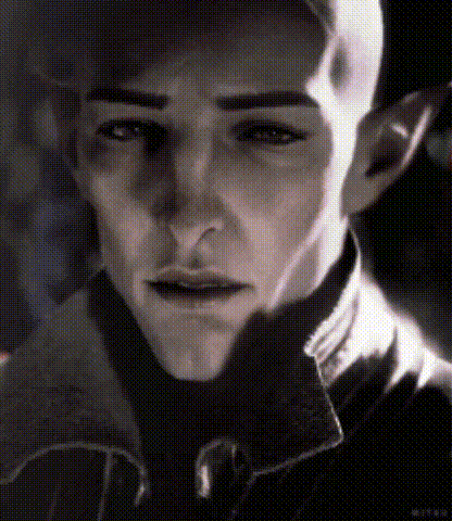 A Close Up Of A Man 'S Face With A Shadow On It . GIF