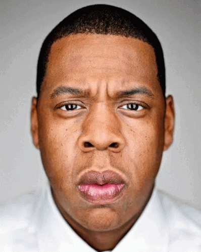 A Close Up Of A Man 'S Face With A Slight Wrinkle On His Forehead GIF