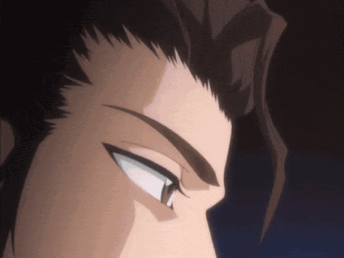 A Close Up Of A Man 'S Face With A Very Serious Look On His Face GIF