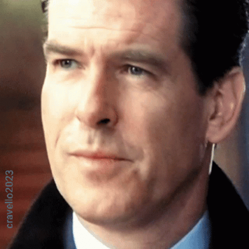 A Close Up Of A Man 'S Face With A Watermark Of Craven1023 GIF
