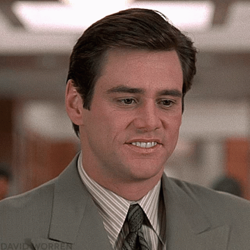 A Close Up Of A Man 'S Face With David Vorren Written On The Bottom Right GIF