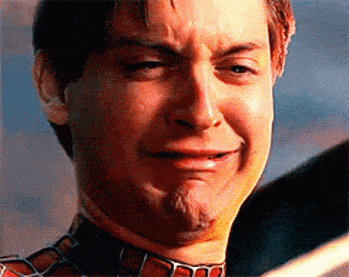 A Close Up Of A Man 'S Face With His Eyes Closed GIF