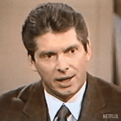 A Close Up Of A Man 'S Face With Netflix Written On The Bottom GIF
