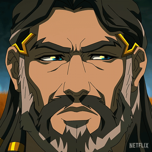 A Close Up Of A Man 'S Face With Netflix Written On The Bottom Right GIF
