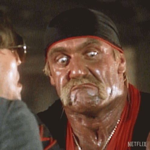 A Close Up Of A Man 'S Face With Netflix Written On The Bottom Right GIF