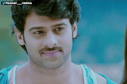 A Close Up Of A Man 'S Face With The Hashtag Pranay_varma On The Bottom GIF