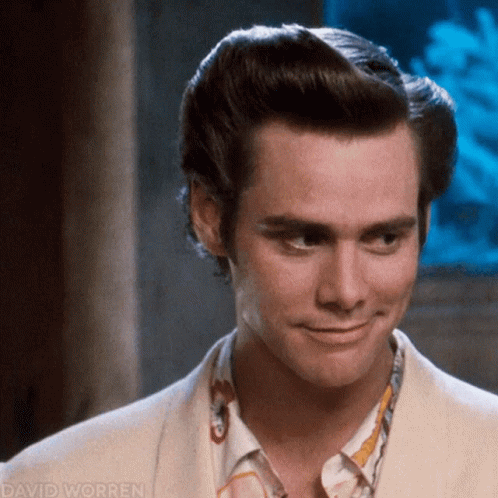 A Close Up Of A Man 'S Face With The Name David Worren On The Bottom Right GIF