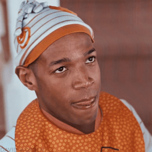 A Close Up Of A Man 'S Face With The Name Davis Visible GIF