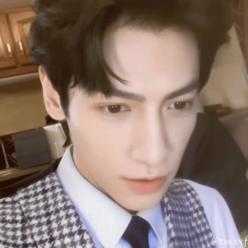 A Close Up Of A Man 'S Face With The Name Rmsxf Visible GIF
