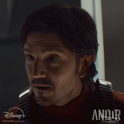 Close Up Of Man Face With Andor Text GIF
