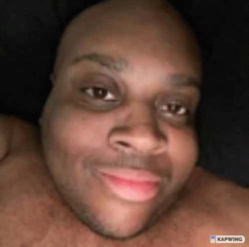 A Close Up Of A Man 'S Face With The Word Kapwing On The Bottom Right GIF