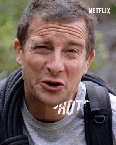 A Close Up Of A Man 'S Face With The Word Netflix On The Bottom Right GIF