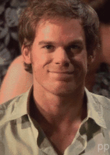 A Close Up Of A Man 'S Face With The Word Pp On The Bottom GIF