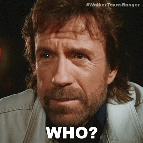 A Close Up Of A Man 'S Face With The Word Who On It GIF
