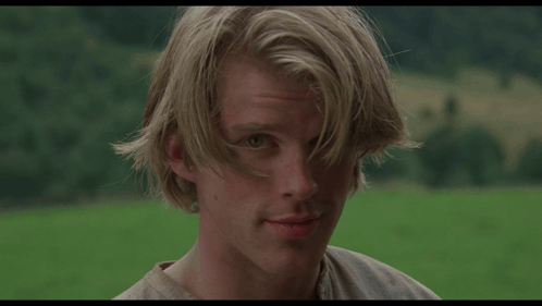 A Close Up Of A Man 'S Face With The Words " As You Wish " Above Him GIF