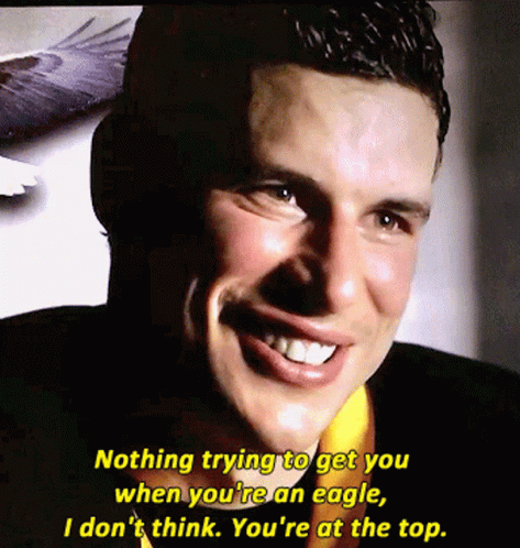 A Close Up Of A Man 'S Face With The Words Nothing Trying To Get You When You 'Re An Eagle GIF