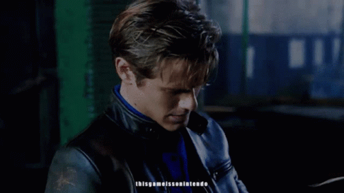 Close Up Of Man's Face Saying ThisGameIsOnNintendo GIF