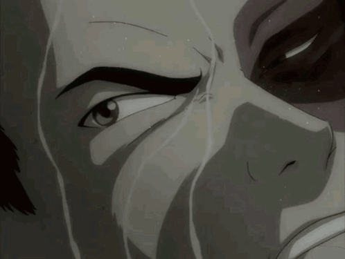 A Close Up Of A Man 'S Face With Water Running Down His Face GIF