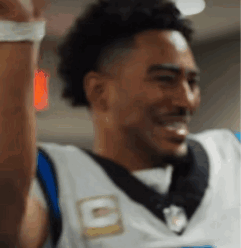 Man Wearing White Jersey With B Letter GIF