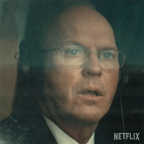 A Close Up Of A Man Wearing Glasses And Headphones With Netflix Written On The Bottom Right GIF