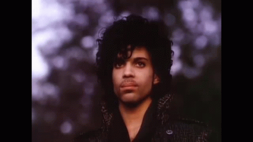 A Close Up Of A Man With Curly Hair Wearing A Black Coat And Looking At The Camera . GIF
