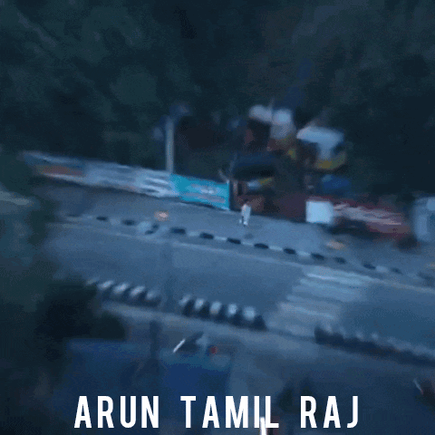 A Close Up Of A Man With The Name Arun Tamil Raj GIF