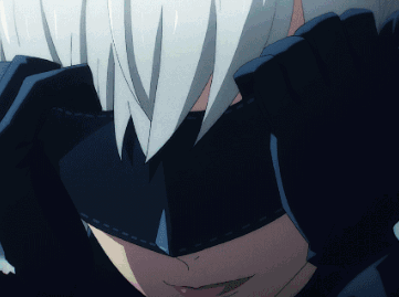 A Close Up Of A Person Covering Their Eyes GIF