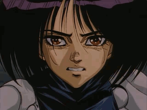 A Close Up Of A Person Holding A Sword In Their Hands . GIF