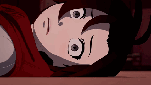 A Close Up Of A Person Laying On Their Back With Their Eyes Closed GIF