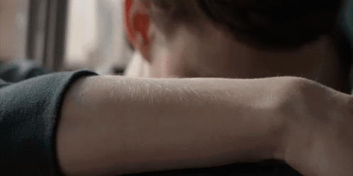 A Close Up Of A Person 'S Arm With A Few Hairs On It . GIF