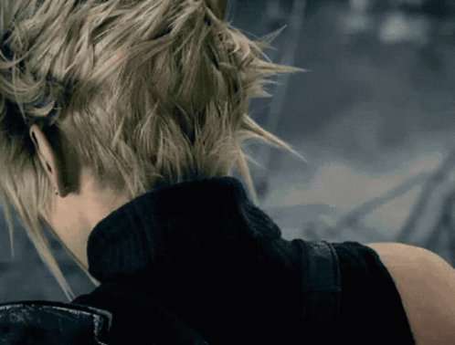 A Close Up Of A Person 'S Back With A Turtleneck On GIF