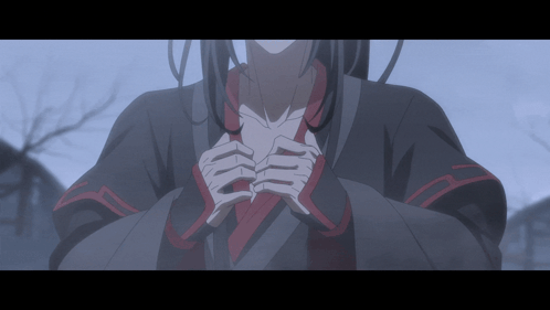 A Close Up Of A Person 'S Chest With Their Hands On Their Chest GIF