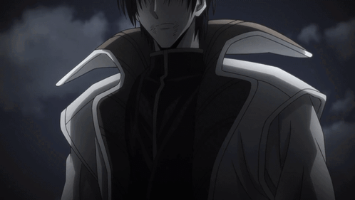 A Close Up Of A Person 'S Collar And Shoulder GIF