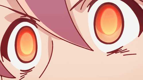 A Close Up Of A Person 'S Eyes With A Red Center GIF