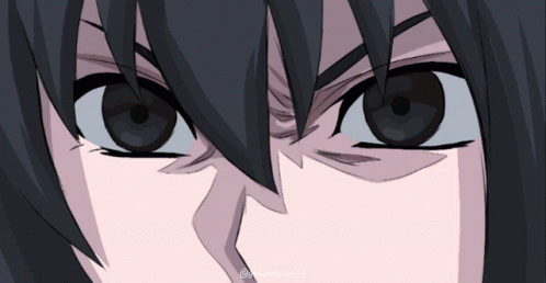 A Close Up Of A Person 'S Eyes With A Watermark That Says ' @Yankson_d ' GIF
