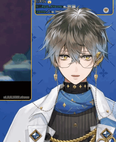 A Close Up Of A Person 'S Face In A Video Game With The Name Ryu On The Bottom Right GIF