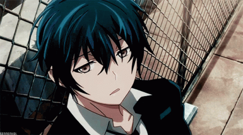 A Close Up Of A Person 'S Face With A Fence In The Background And The Word Sentinal On The Bottom Right GIF