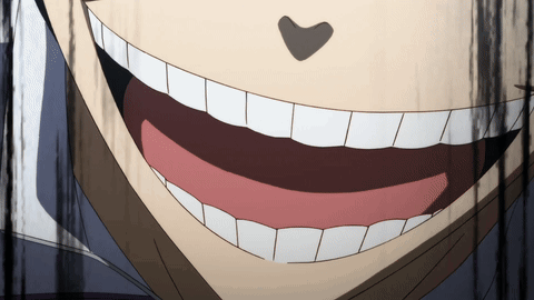 A Close Up Of A Person 'S Face With A Heart On His Forehead GIF