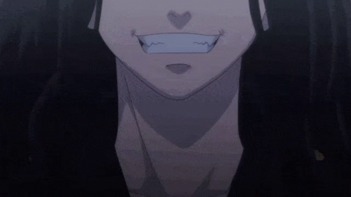 A Close Up Of A Person 'S Face With A Heart Shaped Mouth GIF