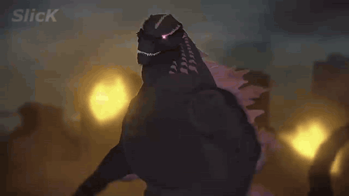 A Close Up Of A Person 'S Face With A Pink Light Coming Out Of It GIF