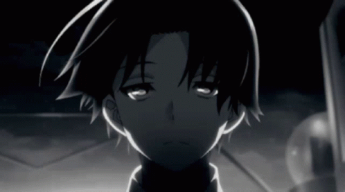 A Close Up Of A Person 'S Face With A Serious Look On Their Face GIF