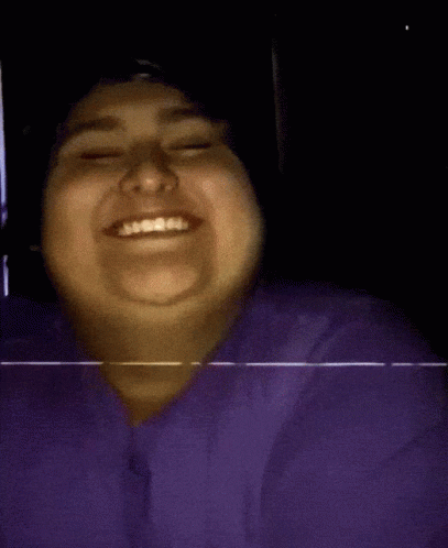 A Close Up Of A Person 'S Face With A Smile On It GIF