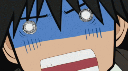 A Close Up Of A Person 'S Face With A Surprised Look On It GIF