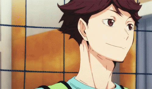 A Close Up Of A Person 'S Face With A Volleyball Net Behind Them . GIF