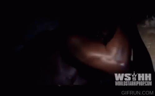 A Close Up Of A Person 'S Face With A Worldstarhiphop.com Logo In The Background GIF