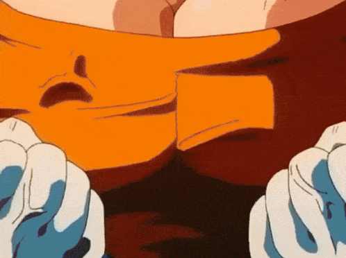 A Close Up Of A Person 'S Face With A Yellow Shirt On GIF