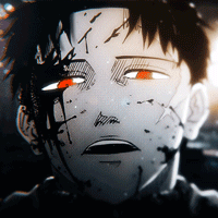 A Close Up Of A Person 'S Face With Blood Dripping From It GIF