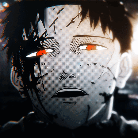 A Close Up Of A Person 'S Face With Blood On It GIF
