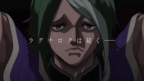 A Close Up Of A Person 'S Face With Chinese Writing Behind It GIF